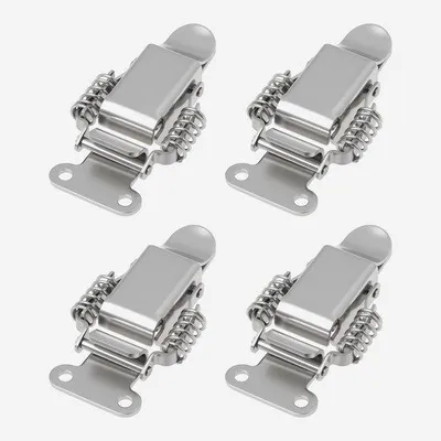 Productafbeelding van Dailygoods- Klem 4 stuks - Compressie Veerklem - Roestvrij Staal