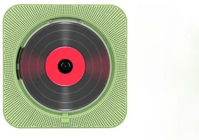 Obrázok produktu pre Kompaktný CD prehrávač s Bluetooth, FM rádiom a slotom pre USB/TF, zelený.