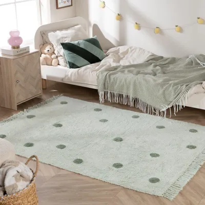 Produktbild von Volero - Teppich Kinderzimmer - Lou Dots Grün - 120x170cm - Kinderzimmer, Babyzimmer