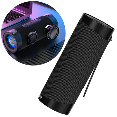 Obrázok produktu pre DUDAO Glosnik Y10Pro czarny Y10Pro-black, 5,2 cm, 5 W, 5 W, Bezdrôtový, Micro-USB, Párty reproduktor