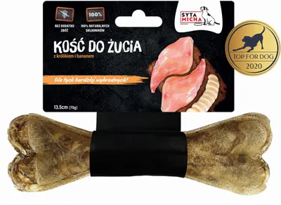 Productafbeelding van SYTA MICHA Voor kieskeurige honden. Konijn met banaan - kauwspeeltje voor honden - 13,5 cm