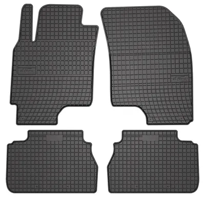 Produktbild von Gummi-Fußmatten für Chevrolet Epica 2006-2012 (Limousine) – 4-tlg, Schwarz, passgenau – Wielganizator SolidPRO