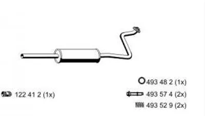 Produktbild von Ernst Mittelschalldämpfer  686020