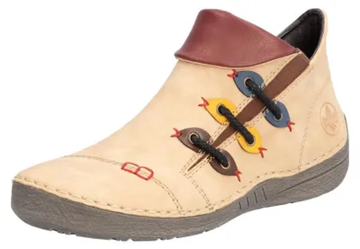 Produktbild von Rieker Damen Stiefeletten 72581-60 beige Gr. 39