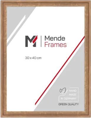 Produktbild von MendeFrames H025 Eichenholzrahmen 50x70 cm mit Glas