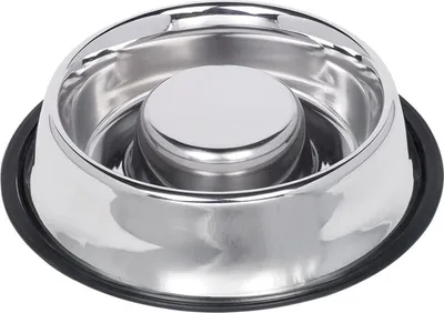 Immagine prodotto di Ciotola Nobby anti-serpente in acciaio inox, antiscivolo 1,35 litri, 30 cm