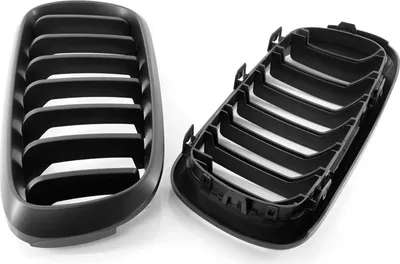 Image de Pare-chocs avant Grille de rein Grille noire de remplacement pour BMW X5 F15 2014-2017