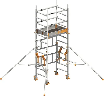 Zdjęcie produktu dla Rusztowanie jezdne Layher SoloTower z poręczą teleskopową