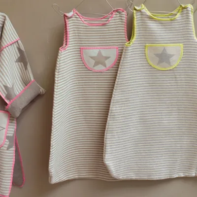 Produktbild von Fussenegger Babyschlafsack JUWEL, Stern pink, 90 cm