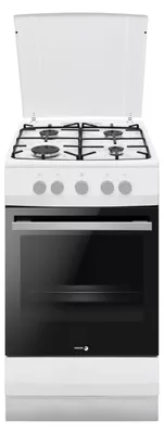 Image de Cuisinière gaz 74l 4 feux blanc - Fagor - FACG202B -