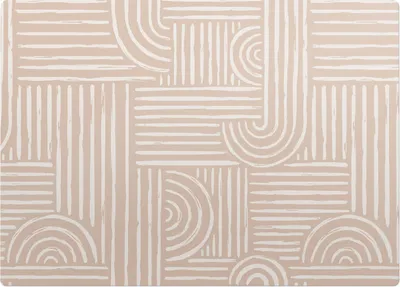 Obrázok produktu pre Geometrické Čiary– Ochranná podložka na podlahu – Podložka pod stoličku – 140x100cm – Protišmyková podložka na tvrdé podlahy
