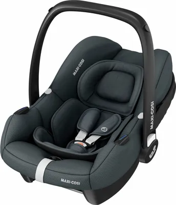 Produktbild von Maxi-Cosi CabrioFix i-Size, Federleichte Babyschale (nur 3,2kg), Kindersitz inkl. Sonnenverdeck & Neugeborenen Einlage, 0-12 kg, Essential Graphite