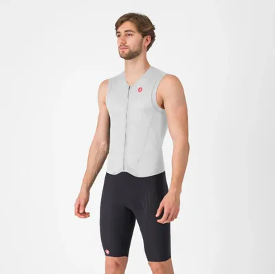 Produktbild von CASTELLI Fahrrad-Unteranzug - FREE SANREMO 3 - Weiß/Schwarz L