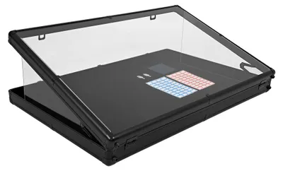 Immagine prodotto di Vetrina per collezionare carte da gioco, chiudibile, con protezione UV, per 78 carte da gioco collezionabili (TCG)