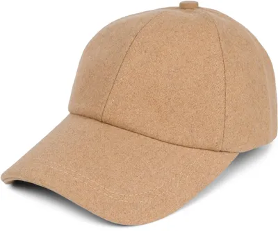 Produktbild von styleBREAKER Uni Baseball Cap Einfarbig in Flanell Optik mit Wolle, 6-Panel Basecap, Metallschnalle verstellbar 04023088