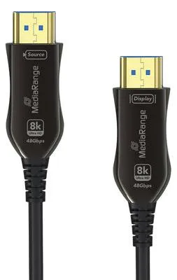 Image de MediaRange Câble HDMI U High Speed Ethernet AOC 48Gibt/s 10m