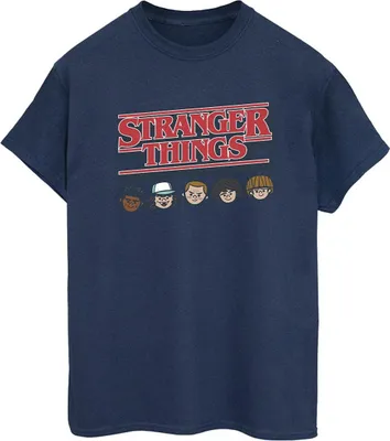 Produktbild von Netflix - "Stranger Things" T-Shirt für Damen BI44107 (XXL) (Marineblau)