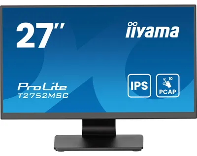 Productafbeelding van Iiyama T2752MSC-B1AG IIYAMA 68,6 cm (27 inch) T2752MSC-B1AG 16:9 Touch HDMI+DP IPS