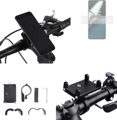 Produktbild von K-S-Trade Handyhalterung für das Fahrrad kompatibel mit OnePlus 11 Halter Lenkstange Fahrradhalterung Motorrad Bike Mount Befestigung Smartphone