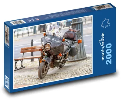 Zdjęcie produktu dla martinpuzzle - Puzzle 2000 - Motocykl w mieście