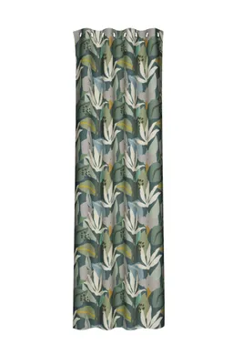 Produktbild von Ösenschal BxH 140x245cm Schal Gardine Leinen Jasper grün natur Vorhang
