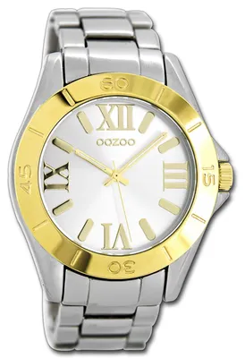 Produktbild von Oozoo Vintage Series Damen Herrenuhr Quarzuhr mit Metallarmband silber D3UOC5703A