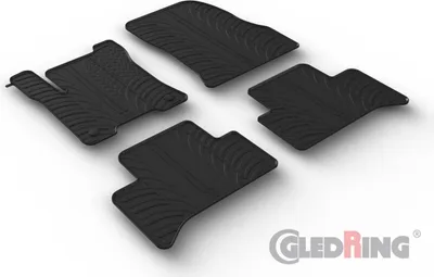 Produktbild von Gledring Fußmatten Set Gummi passend für MERCEDES-BENZ EQA (H243) Vorne+Hinten