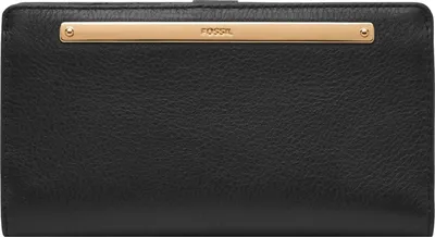 Produktbild von FOSSIL Leder Geldbörse Liza Slim Bifold Wallet Black schwarz
