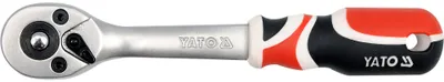 Immagine prodotto di Chiave a cricchetto curva, 1/4", acciaio CrV6140, 72 denti, 155 mm