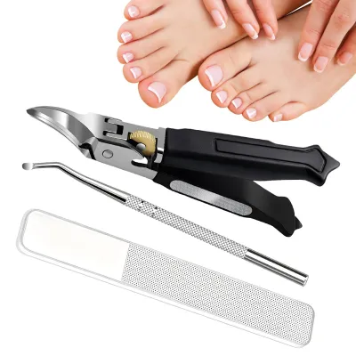 Zdjęcie produktu dla Ergonomiczne obcinaczki do paznokci ze stali nierdzewnej