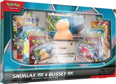 Produktbild von Pokemon Snorlax ex & Blissey ex Special Collection Deutsch