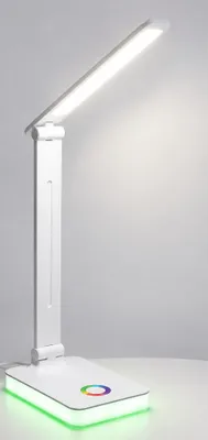 Zdjęcie produktu dla KIK KX2986 – lampka biurkowa LED z podświetleniem RGB, zasilana przez USB, sterowana dotykiem