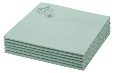 Produktbild von Vileda Professional,Microfasertuch PVA Micro,Grün,5 STK,Streifenfrei
