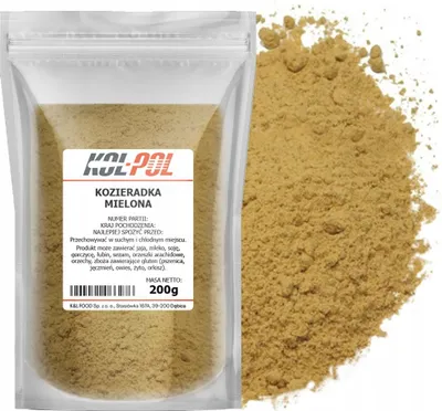 Zdjęcie produktu dla KOZIERADKA MIELONA 200g Naturalna aromatyczna przyprawa jakość Kol-Pol