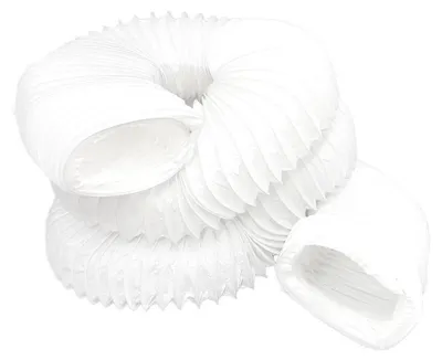 Imagen del producto de Omgoods - Tubo de PVC para secadoras y sistemas de ventilación - 6 metros, 110 x 55 mm