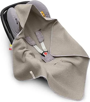 Produktbild von Famanu Wickeldecke für Kinderwagen - 75 x 75 cm, 100% Baumwolle