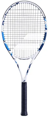 Produktbild von Babolat Evoke Team Tennisschläger Tennis Racket Strung besaitet weiß/blau 121245-100, Größe:1