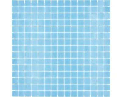 Produktbild von Blaue Glasmosaik-Poolfliesen, Mosaik für Böden und Wände, perfekt für Spas und Pools