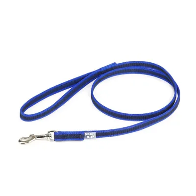 Produktbild von Color & Gray - Gummierte Leine - Blau-Grau 14mm / 1,2 m mit Schlaufe, max für 30 kg Hunde