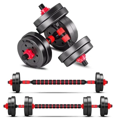 Produktbild von Verstellbares Kurzhantelset für Krafttraining, 10/15/20/30 kg