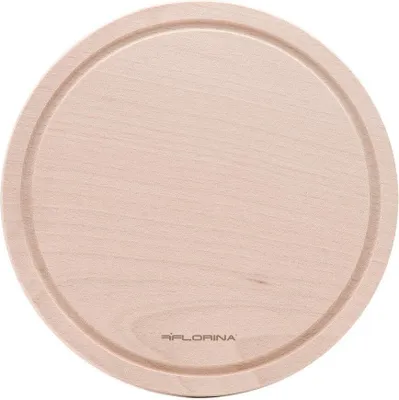 Obrázek produktu pro Krájecí deska Dřevěné kulaté prkénko na snídani Prkénko na chléb Kuchyňské prkénko béžové 30 cm