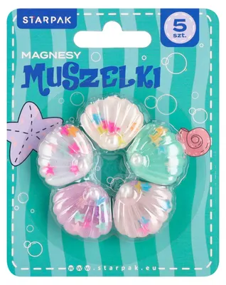 Produktbild von Sheels-Muschelmagnete, 30 mm, 5 Stück, Starpak