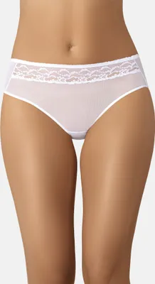 Produktbild von Teyli Mesh Slip mit floraler Spitze Sassi Female 311 weiß XL