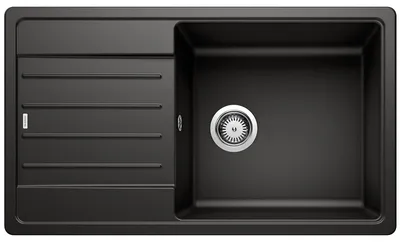 Produktbild von BLANCO 526087 Spüle LEGRA XL 6 S in Schwarz mit XL-Becken / Silgranit