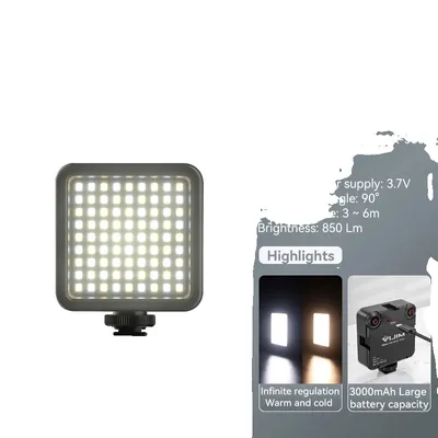 Zdjęcie produktu dla Lampa wideo LED Ulanzi VL81, akumulator 3000 mAh, jasność 850 lm, 2 sztuki VL81