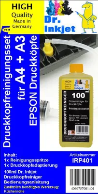 Produktbild von Druckkopfreinigungskit für Epson Kleinformatdrucker A4 & A3 IRP401