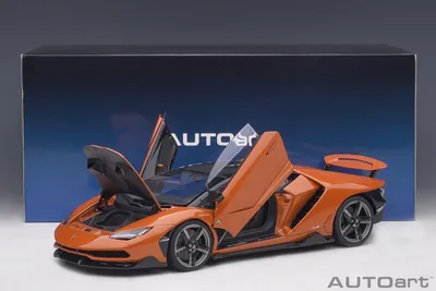Image de Lamborghini Centenario 2016 orange métallisé Modèle réduit 1:18 Autoart