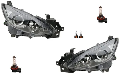Produktbild von Scheinwerfer passend für Mazda 3 13-17 mit H15 H11 Satz Links Rechts BHR1510L0 BHR1510L0A BHR1510K0 BHR1510K0A Johns
