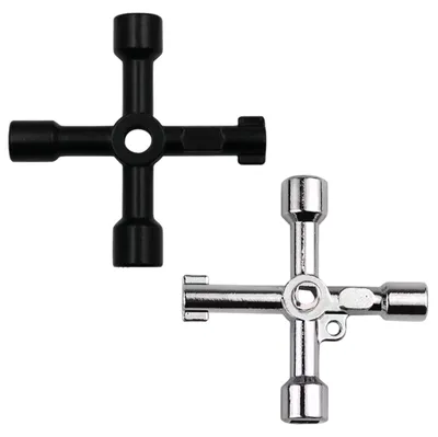Produktbild von 2-teiliger Schlüssel – schwarz + silber