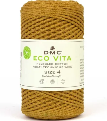 Immagine prodotto di DMC Eco Vita-4 - filato di cotone riciclato spesso realizzato con 80% cotone e 20% poliestere (Color 92)